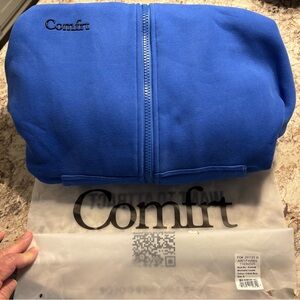 Comfrt Cobalt Blue Full-Zip Jacket (Size Small)